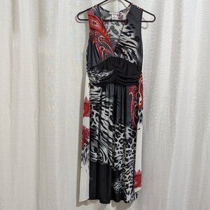 Pretty Young thing Sleeveless Printed Dress Size L